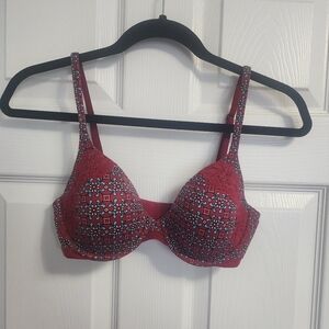 Victoria’s Secret Body by Victoria Underwire Bra Red/Pink/Blue 32D (Sku A16)